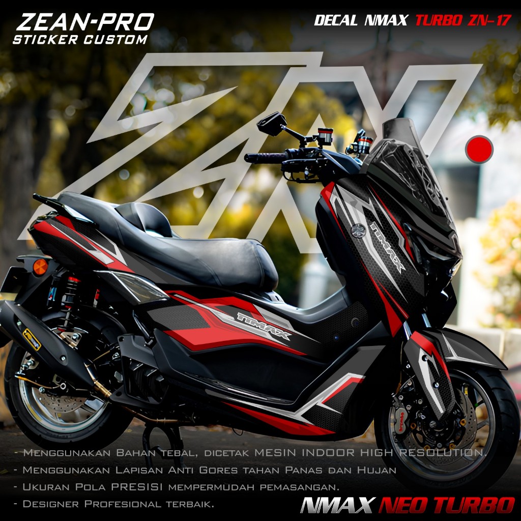 NEWEST Decal Sticker Yamaha Nmax TURBO NEO 2024 2025 Fullbody ...