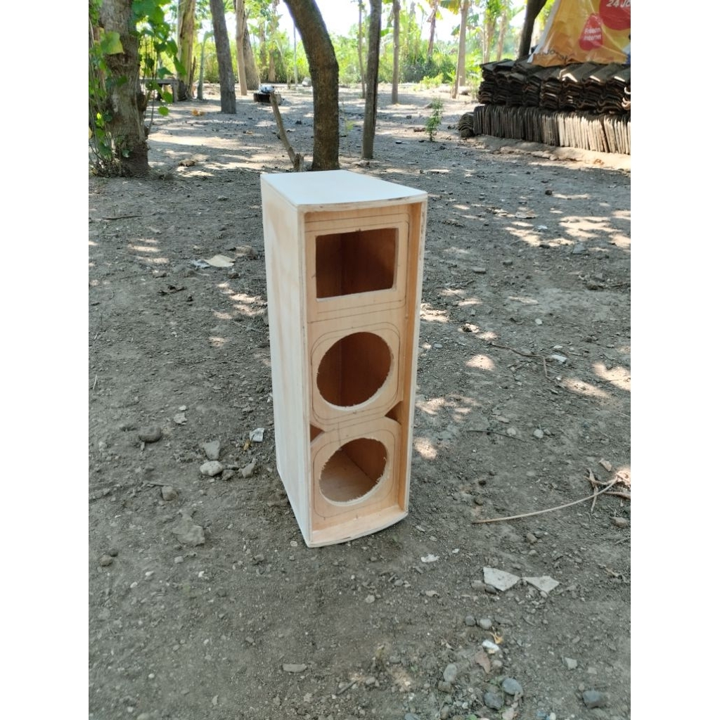 Box Column 4 inch double plus tweeter hole ax 65 material 9mm | Shopee ...