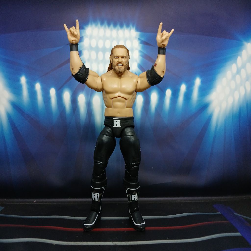 WWE MATTEL ELITE RATED R SUPERSTAR EDGE RINGSIDE EXCLUSIVE HEADSWAP ...