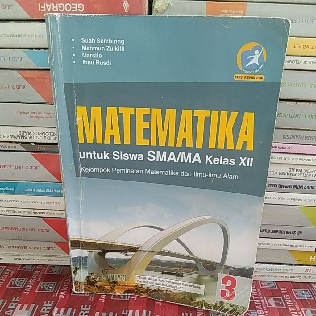 2013 curriculum math book revised SMA class 3-12/X11 Sewu/srikandi four ...