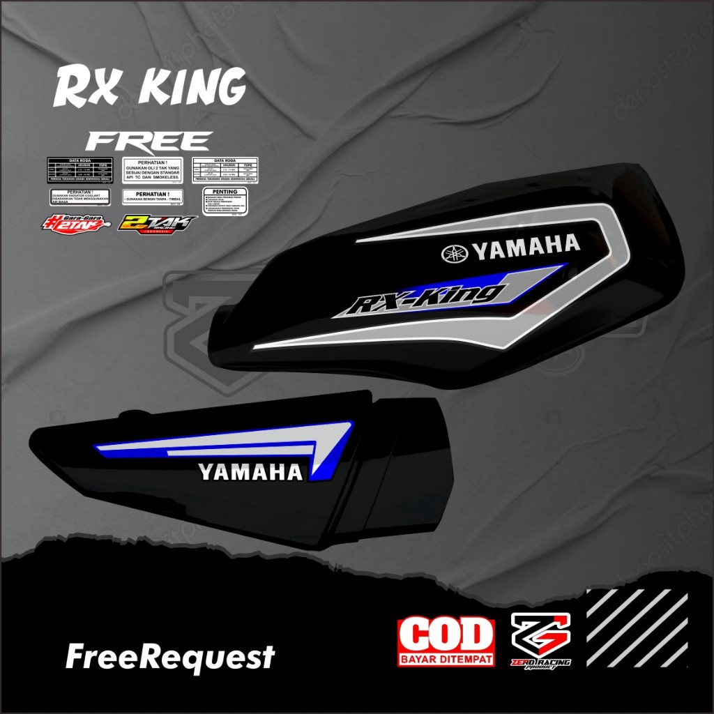 RX King Variation Striping Sticker - RX King Motorcycle Striping Free ...