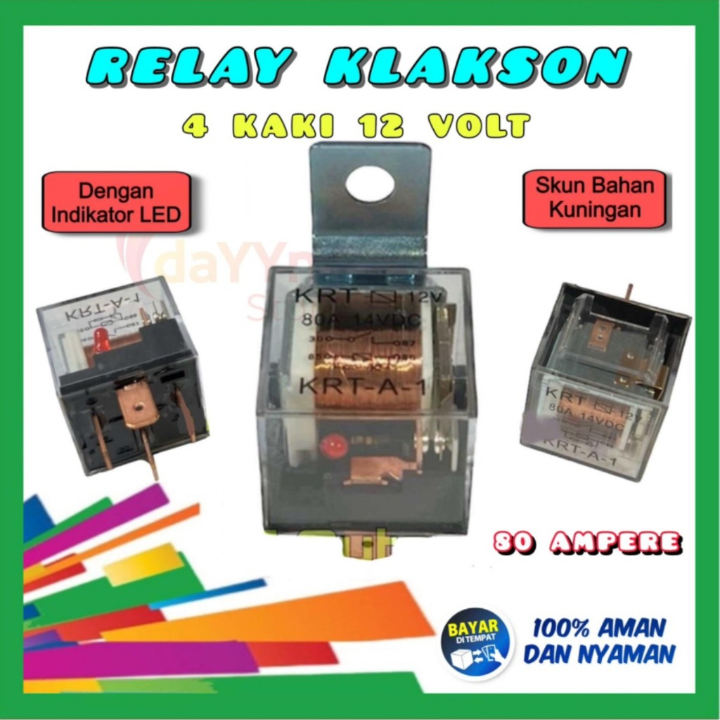 12V BROKEN HORN RELAY Riley Module Reley Horn RELAY Broken | Shopee ...