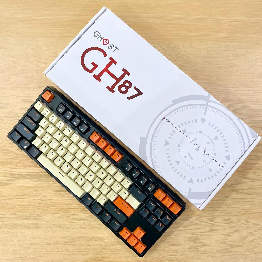 Ghost GH87 Mechanical Keyboard Black Carbon Case Paradox Gaming ...