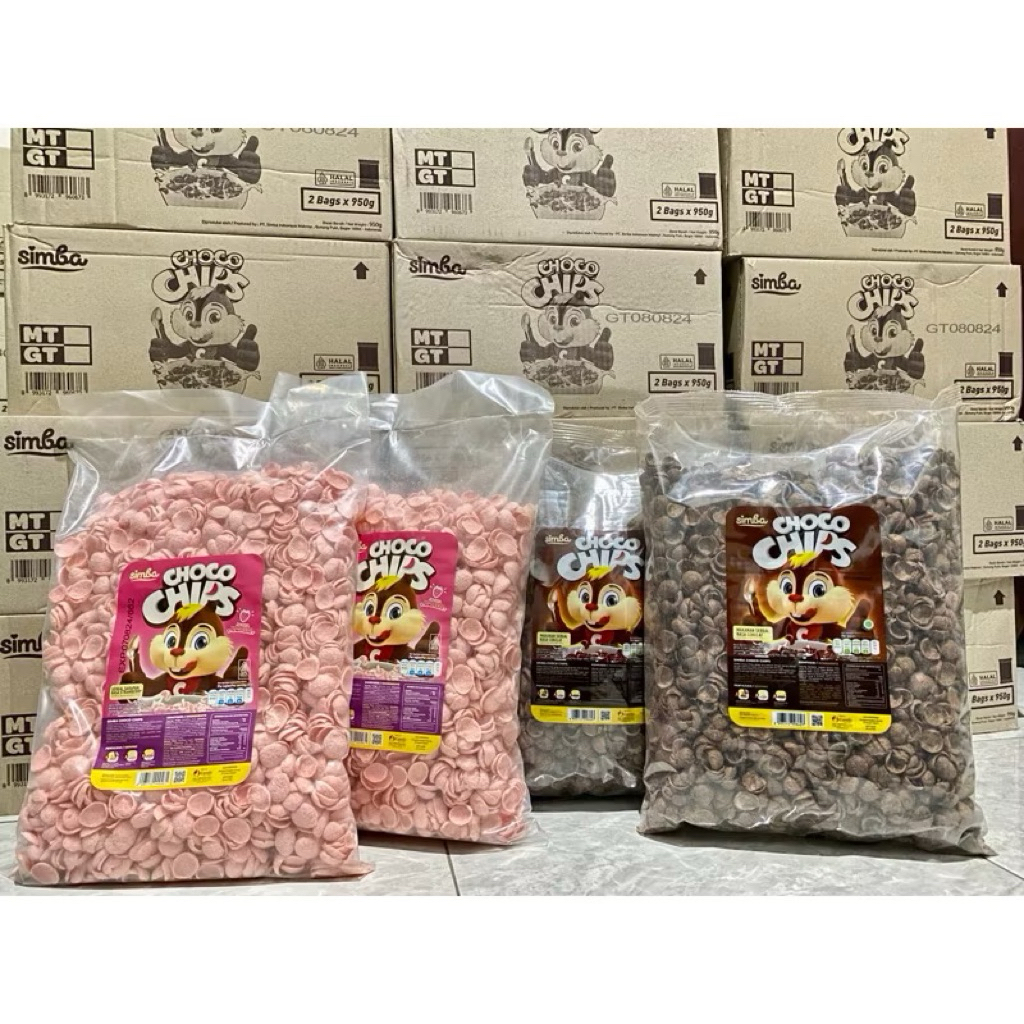 Simba Choco Chips Delicious, Healthy, Crispy Cereal Food 50g Pack ...