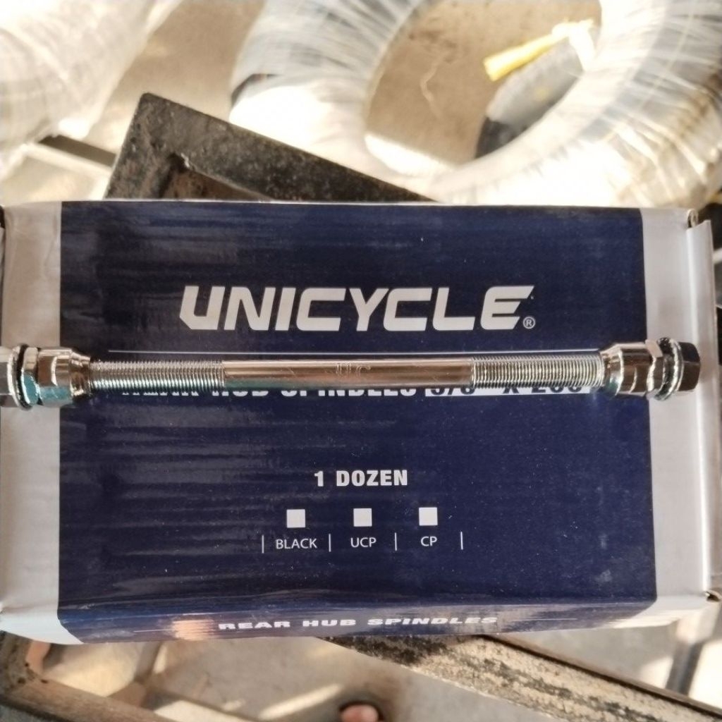 Rear Axle 19cm long Chrome Color CP Unicycle [Unit Price] | Shopee ...