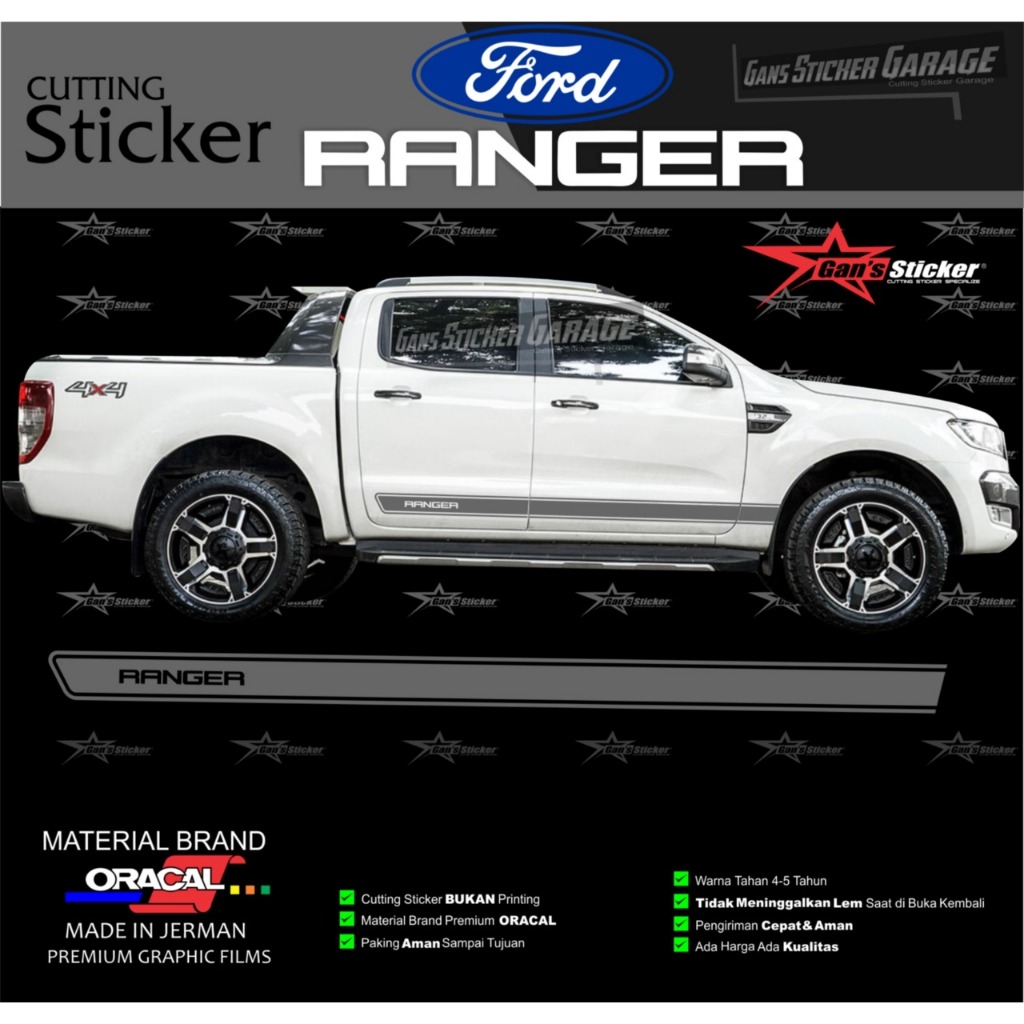 Ford Ranger Car Door Sticker Ford Ranger Accessories | Shopee Philippines