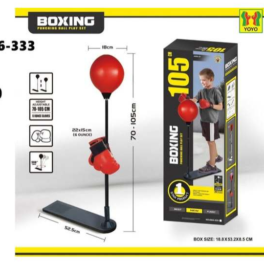 Boxing Punching Ball Play Set Standing Boxing Ball Portable Boxing ...