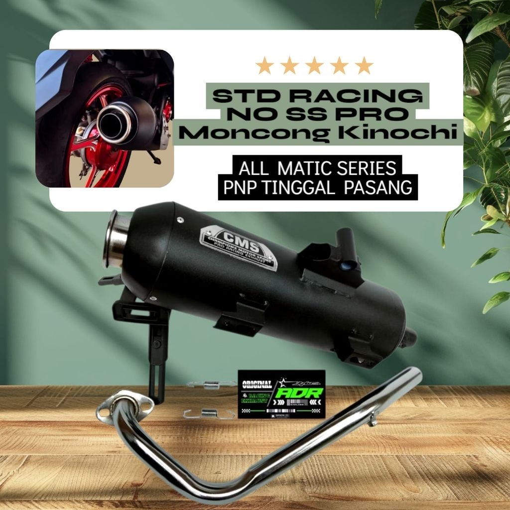 Original standard racingknalpot KINOCHI MUFFLER SARFULL cool, deep ...