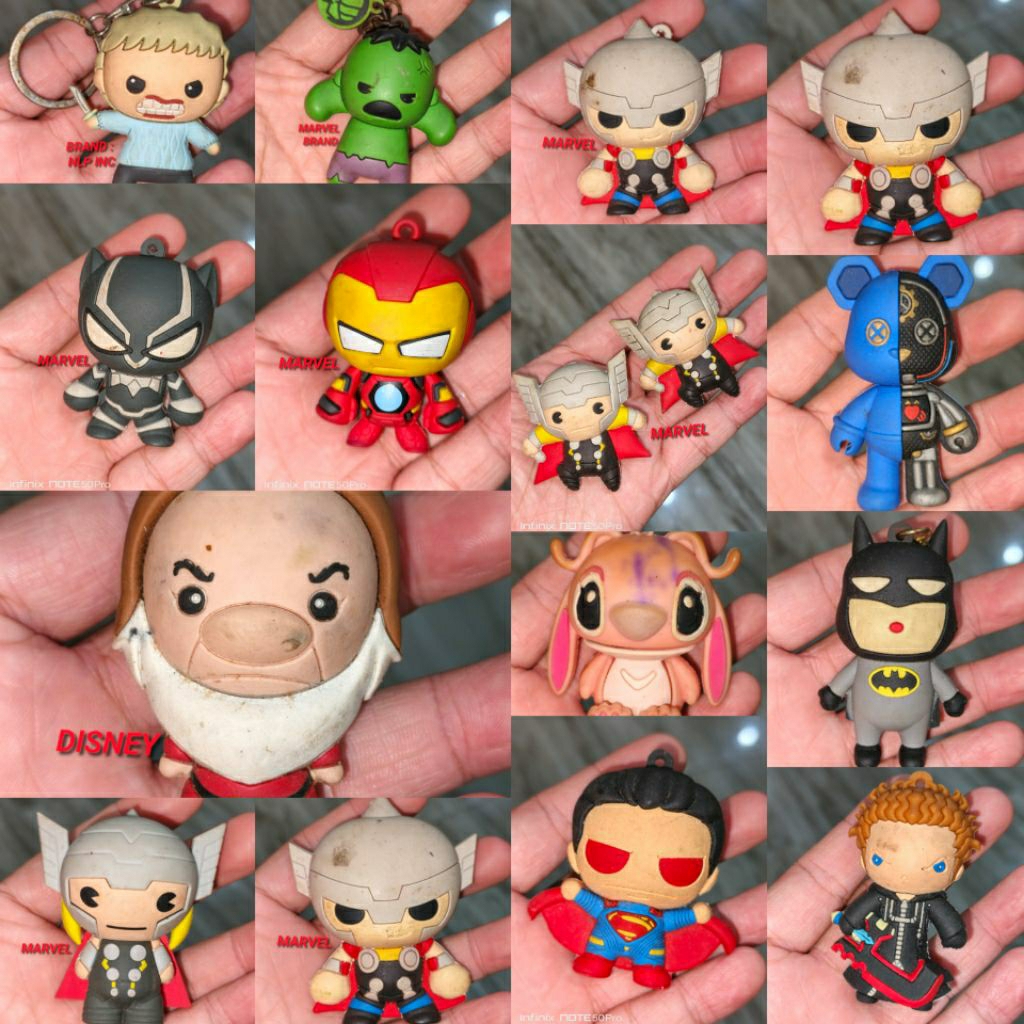 SELLING ORIGINAL BRAND SOLID RUBBER ACTION FIGURE MARVEL AVENGER DISNEY ...