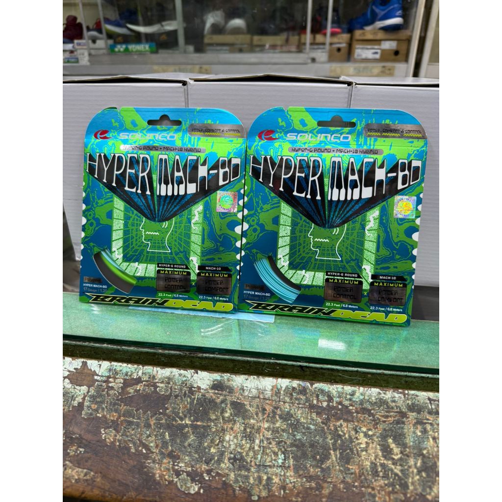 Tennis Racket Strings ORIGINAL SOLINCO HYPER MACH-BD Hybrid String ...