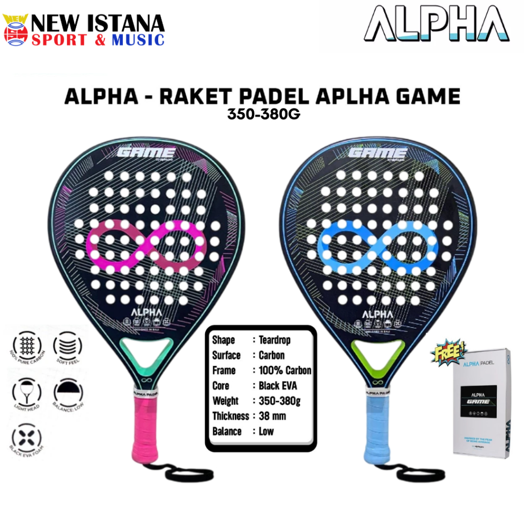 Padel Paddle Alpha Game Racket | Shopee Philippines