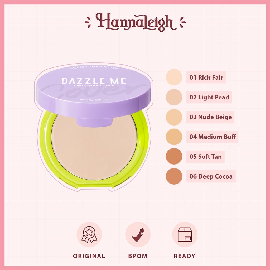 Dazzle ME - Better Than Filter Double Kill Two Way Cake Powder | Shopee ...