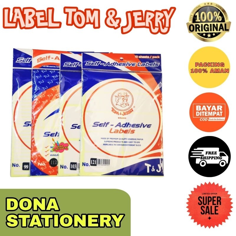 Tom & JERRY NAME LABEL | Shopee Philippines