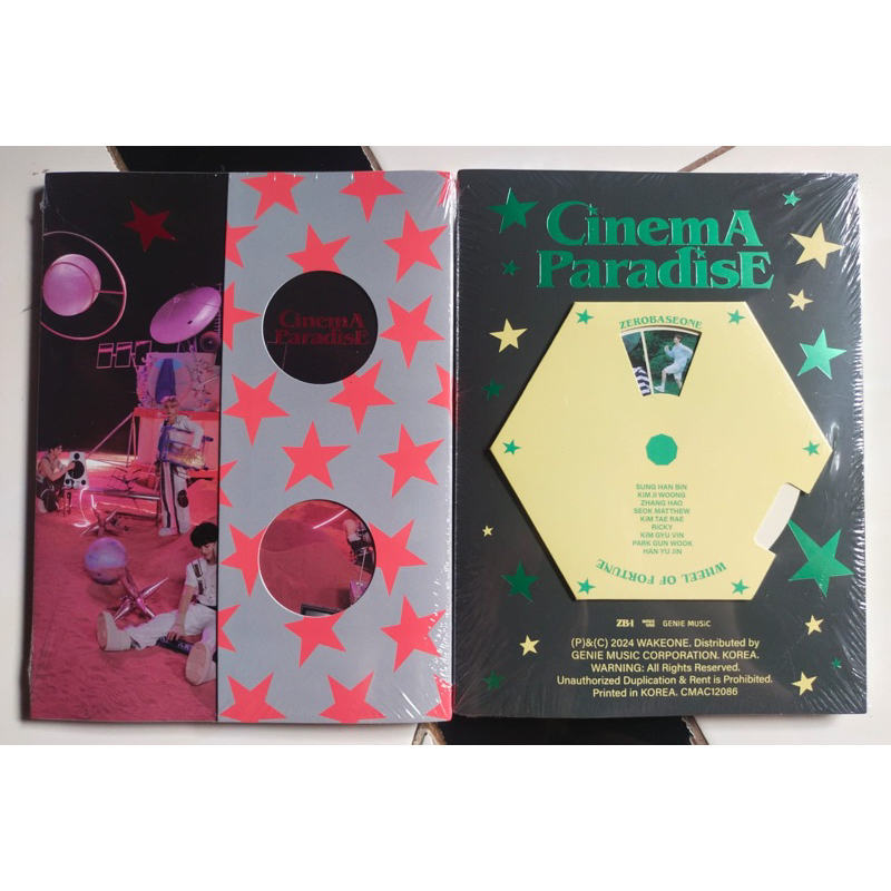 Zerobaseone zb1 Album sealed cinema paradise photobook sealed romance