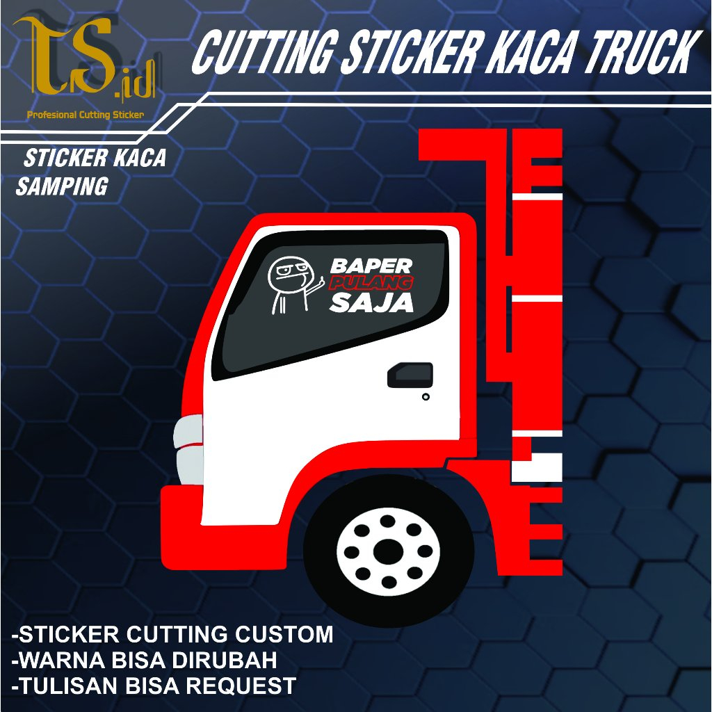 Pic Up Truck Side Window Cutting Sticker Just Come Home | Shopee ...