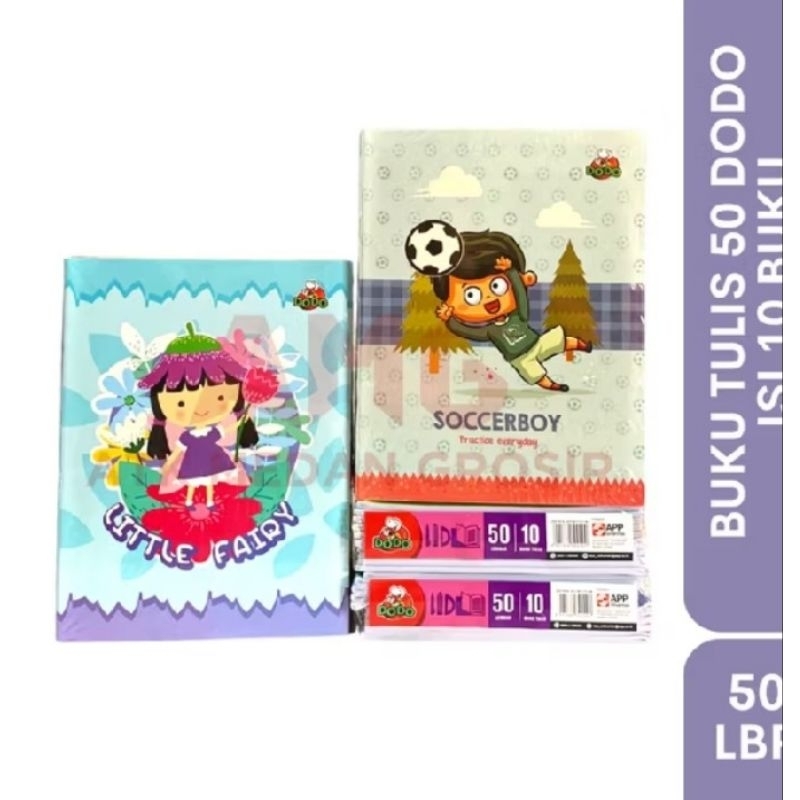 Dodo notebooks 50 sheets per 10 pcs | Shopee Philippines