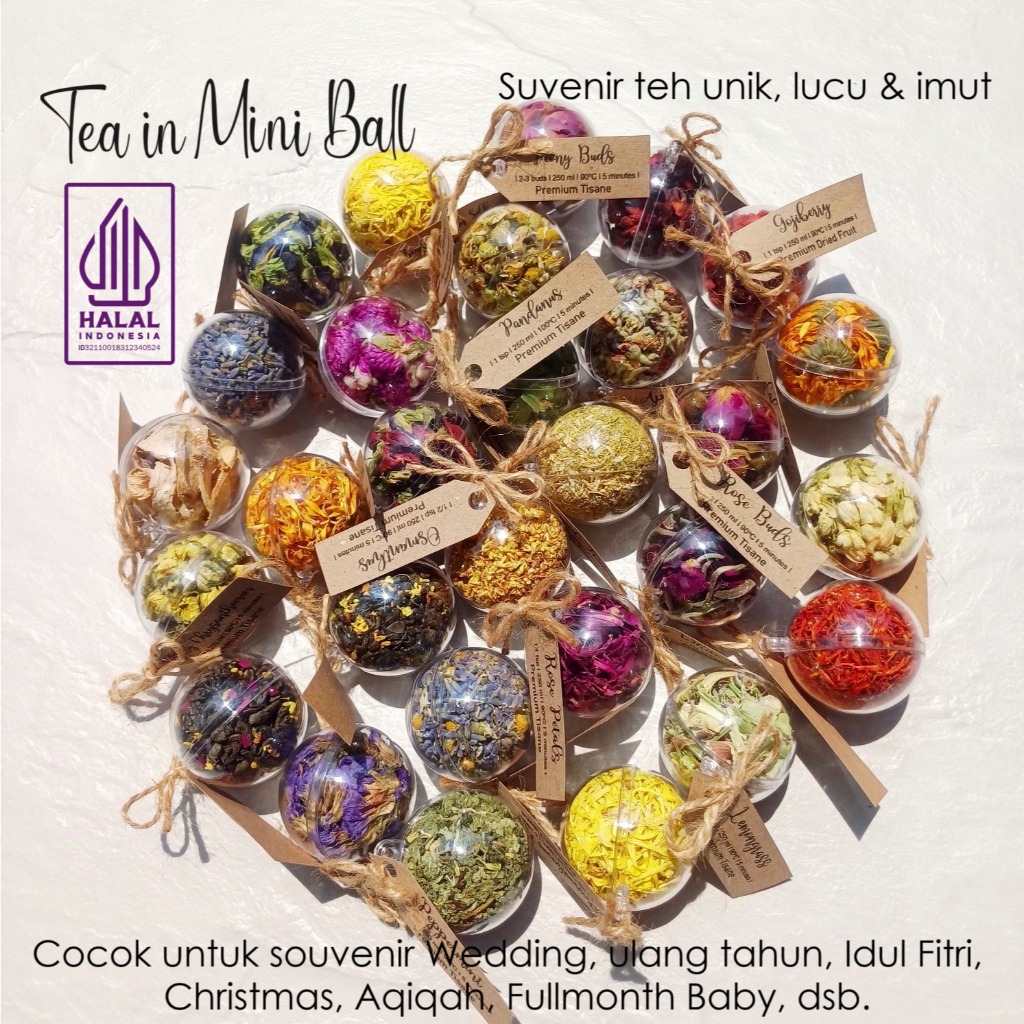 Tea in Mini Ball-Unique/cute/ rustic, aesthetic & classic Tea & tissue ...