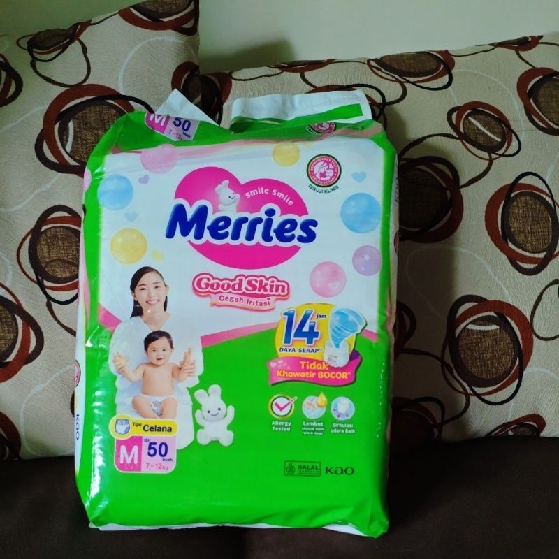 Merries Pants Good Pants M50 Merries jumbo Merries M baby diapers ...