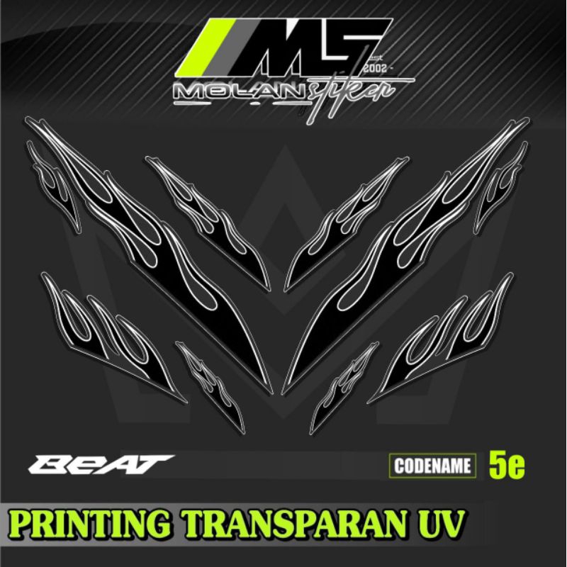 Decal Sticker Striping Transparent Variations Uv All New Beat 2024 Api ...
