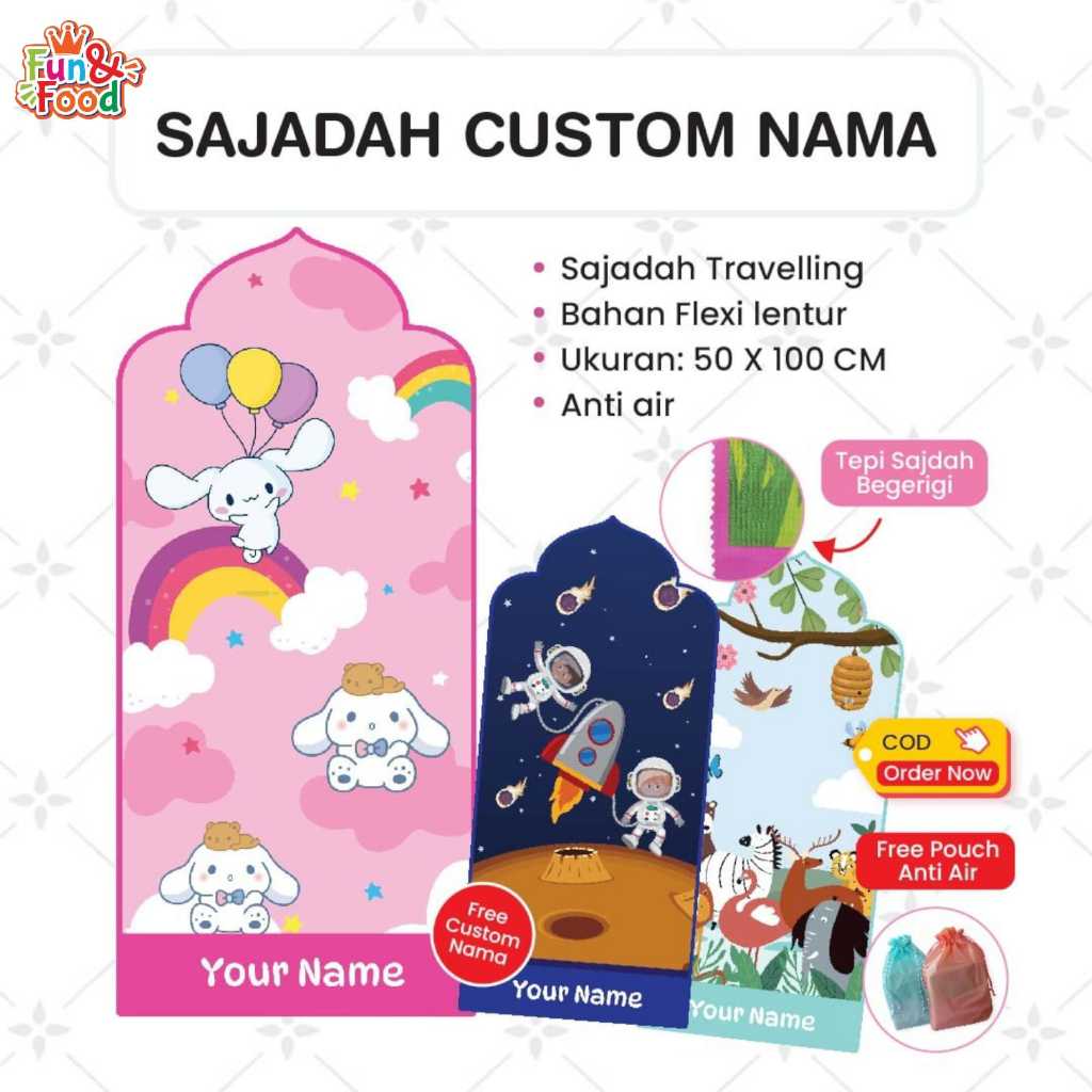 Children's Travel Prayer Rugs, Traveling Prayer Rugs, Dome Series, Can ...