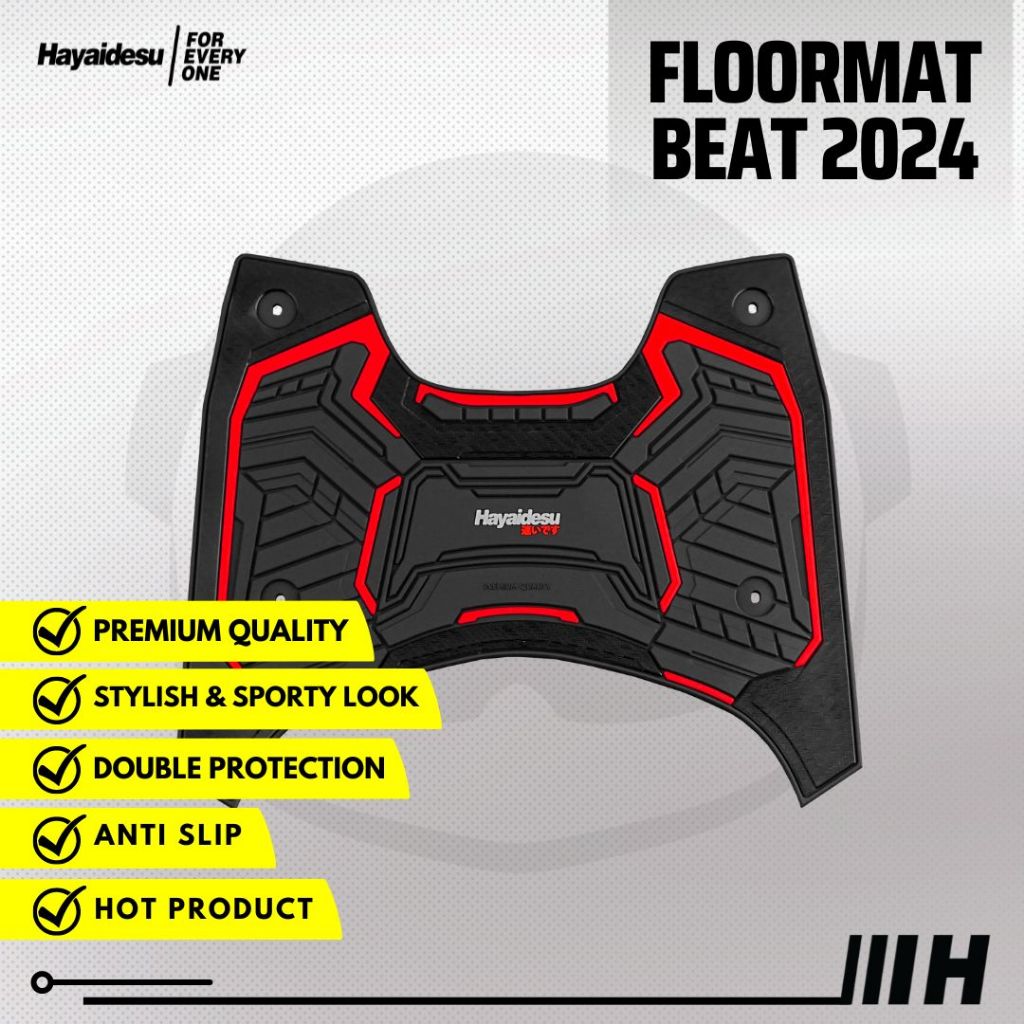 Honda Beat 2024 Carpet Motorcycle Floor Mat Premium Quality Hayaidesu