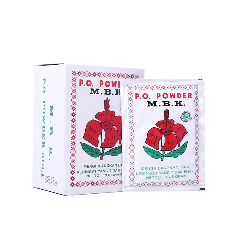 (PRICE PER PC) MBK Powder Sachetan White / Silver - Eliminates Sweat ...