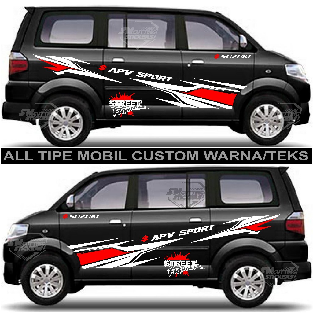 SUZUKI Carcutting stiker latest APV SportSUZUKI, APV sticker list ...