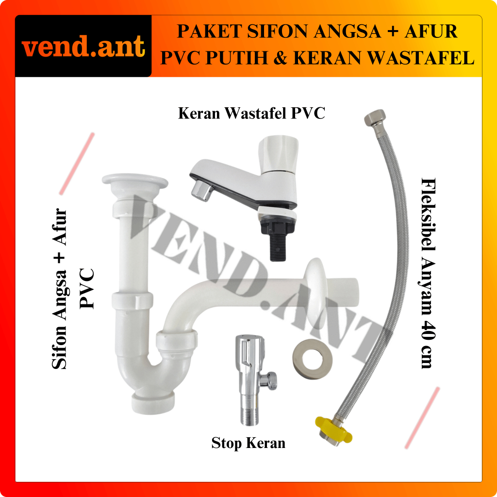 Afur Siphon Package, Swan Siphon Sink Faucet, Complete Non Overflow ...