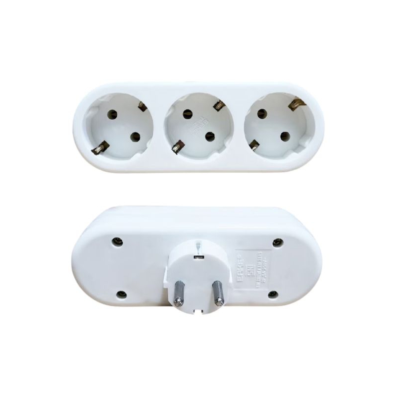 Erke T grounder cuttings 3 HOLES 3IN1 ERKE Socket Plug Ground Palis ...