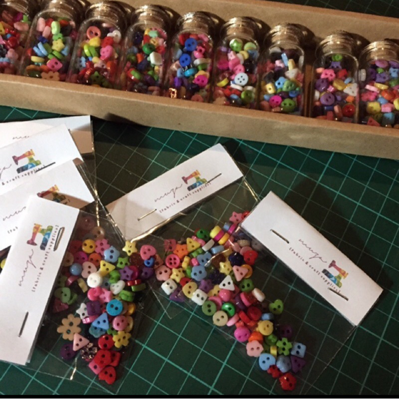 4-6mm multi-shaped mini buttons / doll clothes buttons | Shopee Philippines