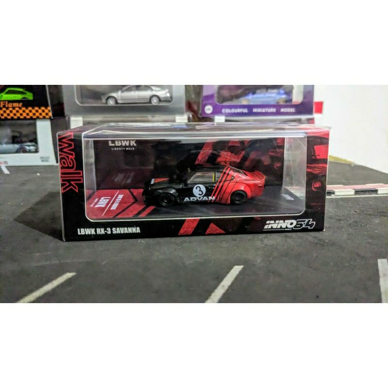 Diecast Inno64 Mazda RX3 RX 3 Savanna Advan Livery Seal | Shopee ...