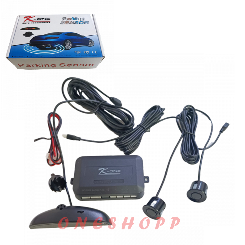 CAR PARKING SENSOR 2 POINT CAR REVERSE SENSOR + DISPLAY | Shopee ...