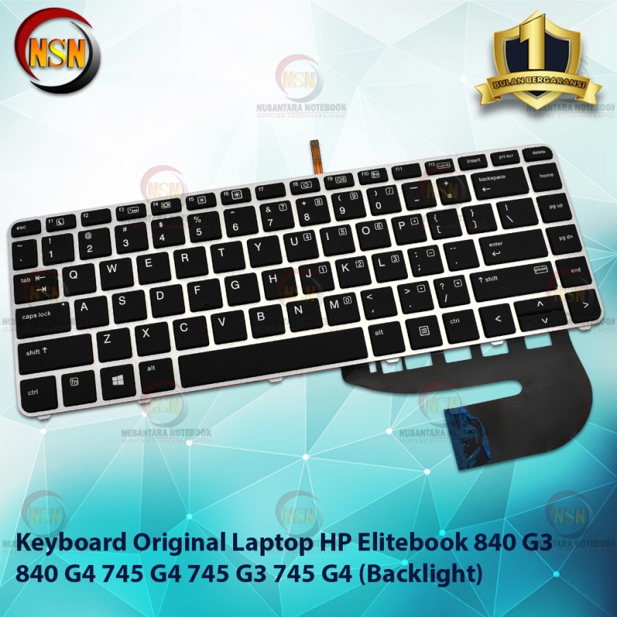 Original Keyboard for ELITEBOOK 840 G3 840 G4 745 G4 745 G3 745 G4 no ...