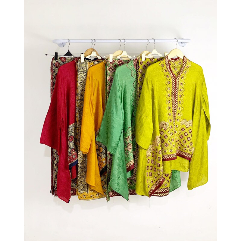 Yura batik set - batik set - wrap batik skirt | Shopee Philippines