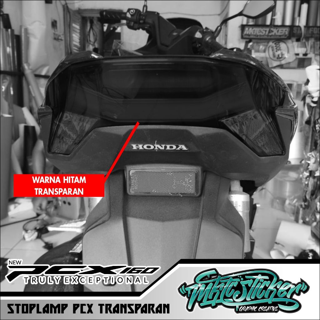 Honda PCX 160 2025 REAR LIGHT STICKER/STOPLAMP | Shopee Philippines