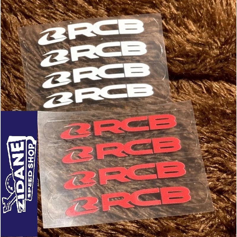 Transparent RCB Racing Boy Rim Stickers, Contents of 4 | Shopee Philippines
