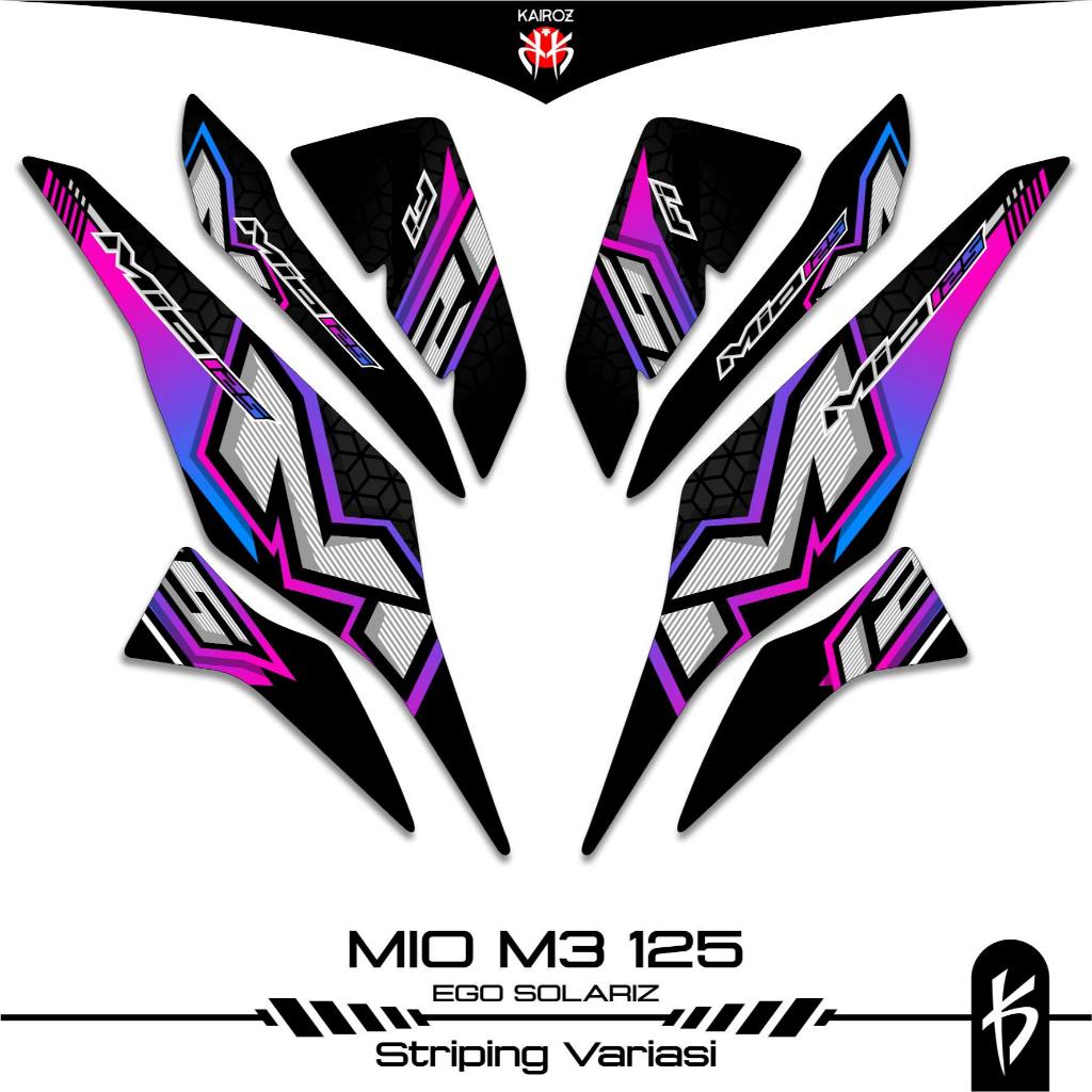 Striping MIO M3 125 SKU 3 STICKER STICKER MIO I 125 YAMAHA EGO SOLARIZ ...