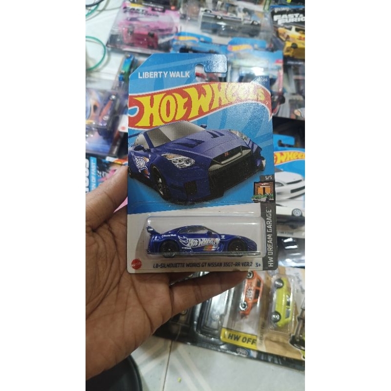 Hot wheels lbwk nissan gtr r35 Blue | Shopee Philippines