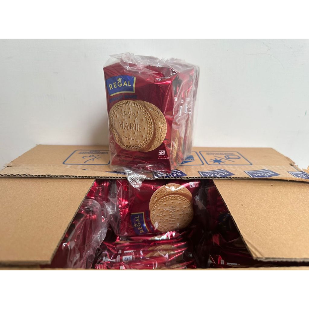 Marie REGAL RENTENG BISCUITS 1 PACK CONTAINS 10 x 12gr | Shopee Philippines