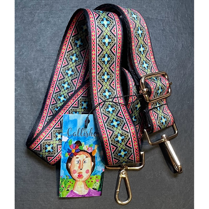 Guitar strap bag strap - bag strap - tribal Ethnic Series 34 | Shopee ...