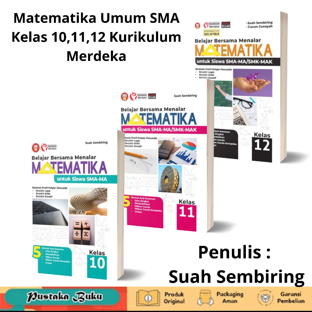 General Mathematics Book for SMA/MA/SMK Class 10/X/11/XI/12/XII Merdeka ...