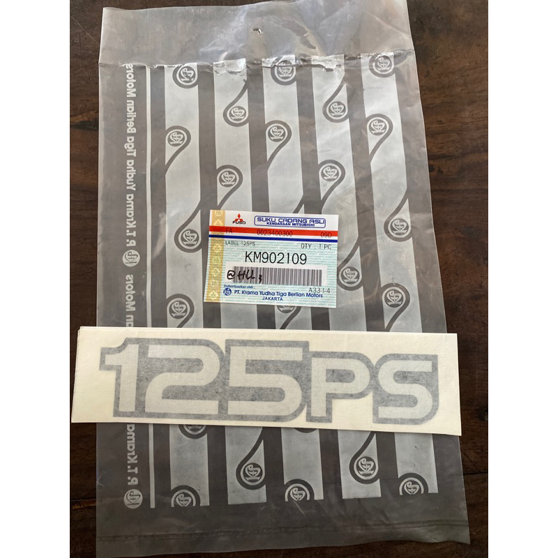Sticker 125PS Canter 125 PS Original Mitsubishi 100% KM902109 | Shopee ...