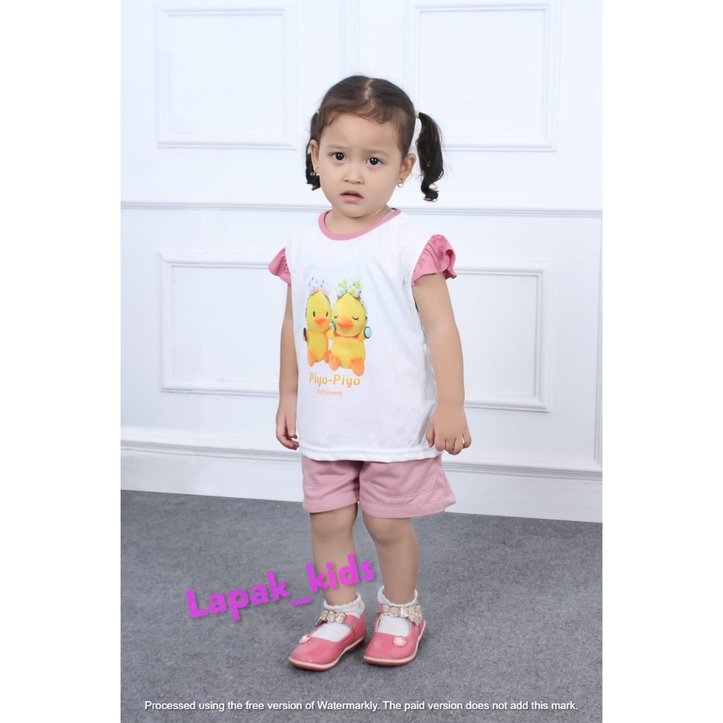 Cute Girls Suits PiyoPiyo Character Shorts From 1 To 10 Years Old