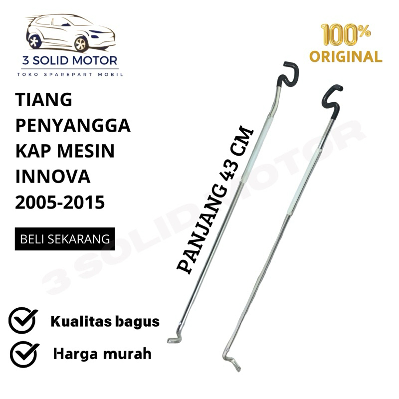 MESIN ORIGINAL 2005-2015 INNOVA Engine Hood Support Pole | Shopee ...