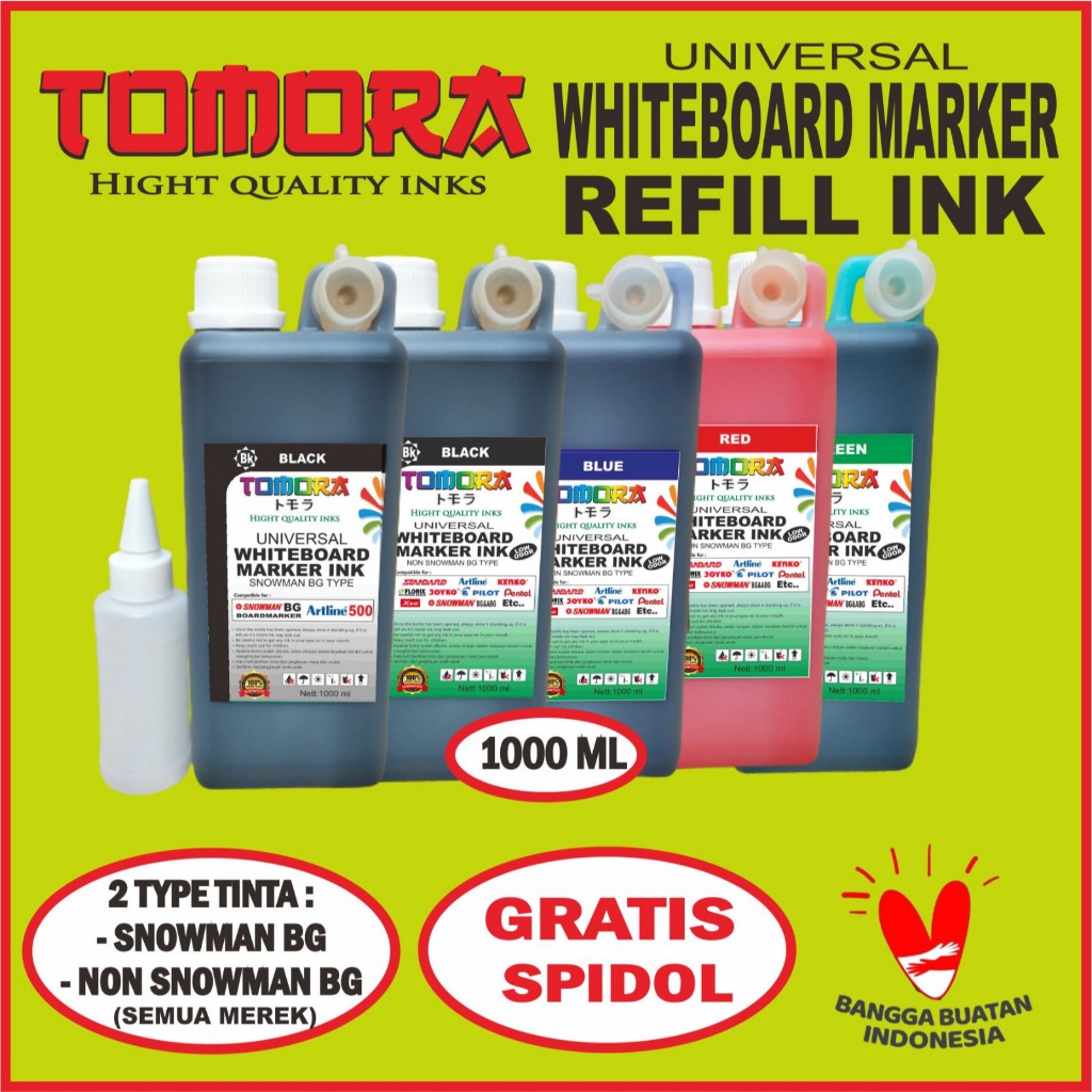 Tomora EcoFriendly Whiteboard Marker Refill Ink For All Brands (Easy