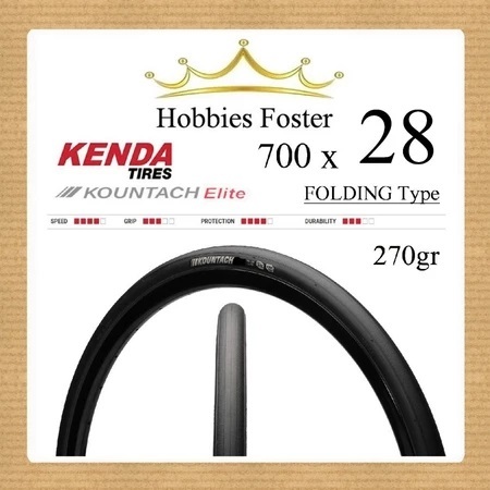 Kenda KOUNTACH Elite 700 x 28c FOLDING Tire K1092 Roadbike Bicycle Tire ...