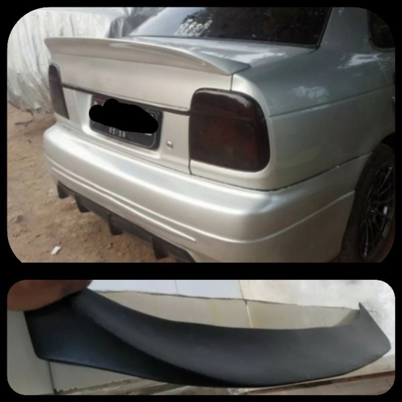 Suzuki baleno Rear Trunk ductail spoon spoiler | Shopee Philippines