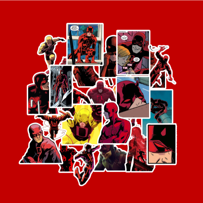 Daredevil Marvel Avengers Sticker Pack HP Laptop Tab Notebook Tumblr ...