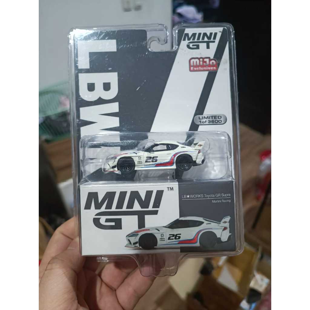 Mini GT LBWK Works Toyota GR Supra Martini Racing Liberty Walk Diecast ...