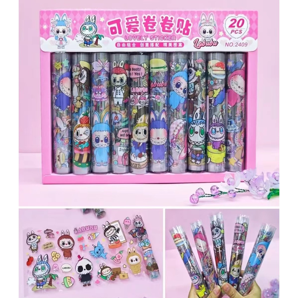 Selling Labubu Waterprof Labubu Roll Stickers | Shopee Philippines